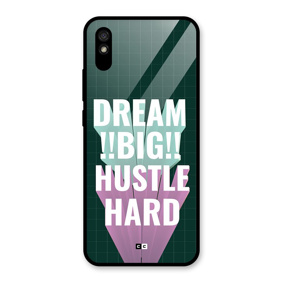 Dream Bigger Glass Back Case for Redmi 9i