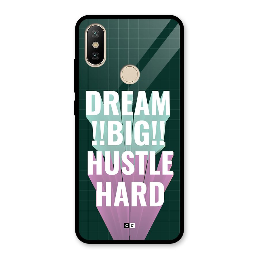 Dream Bigger Glass Back Case for Redmi A2