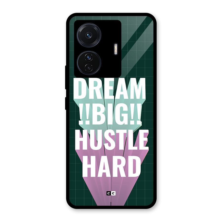 Dream Bigger Glass Back Case for Vivo T1 Pro