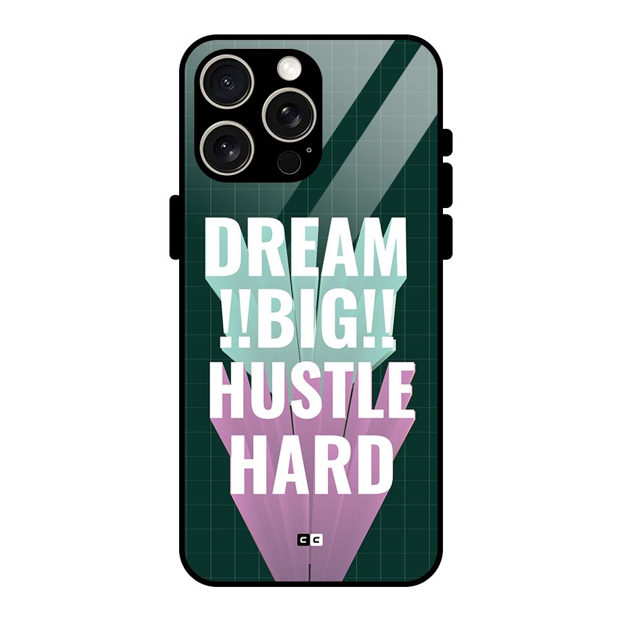 Dream Bigger Glass Back Case for iPhone 15 Pro Max