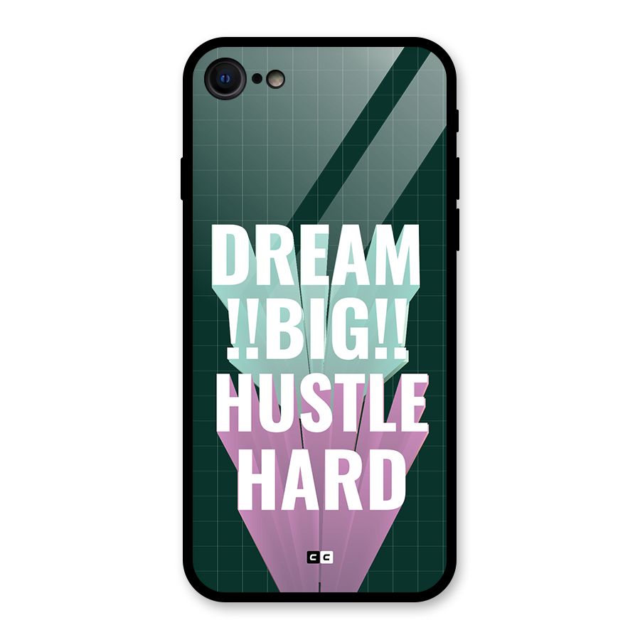 Dream Bigger Glass Back Case for iPhone 7