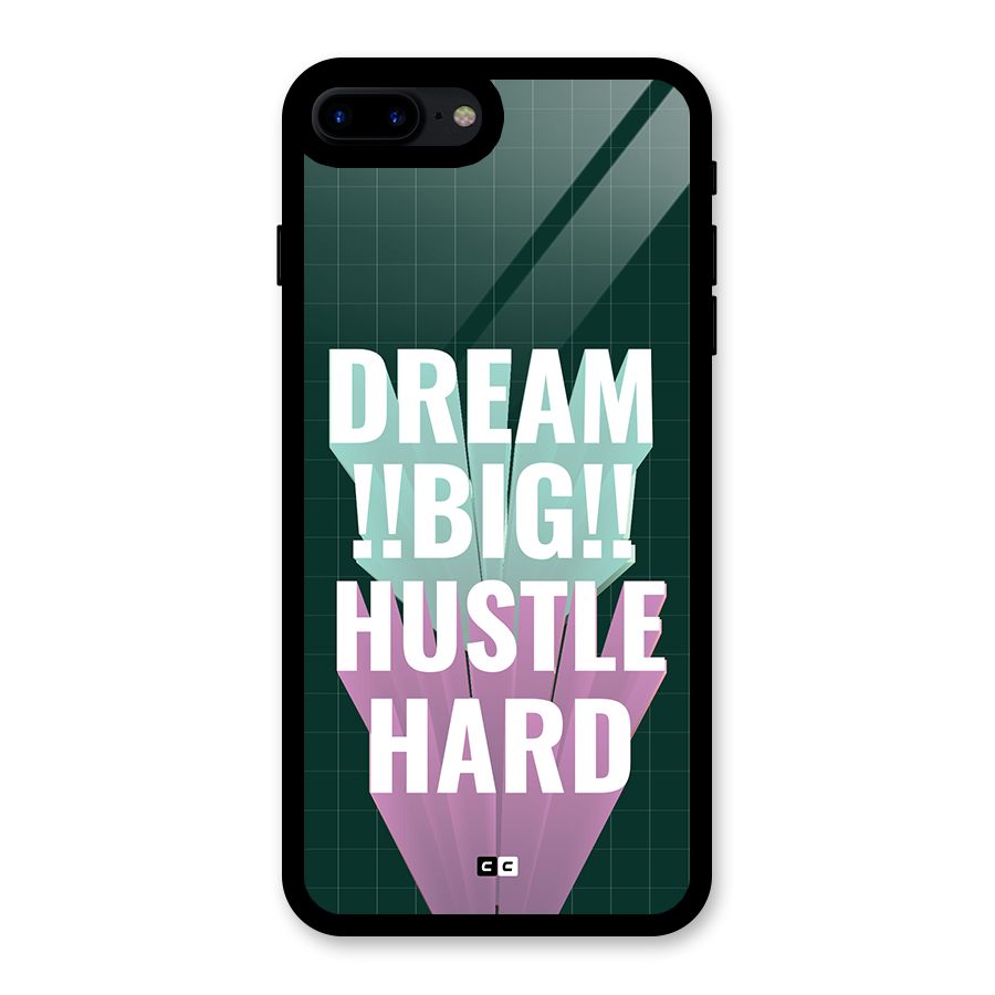 Dream Bigger Glass Back Case for iPhone 8 Plus