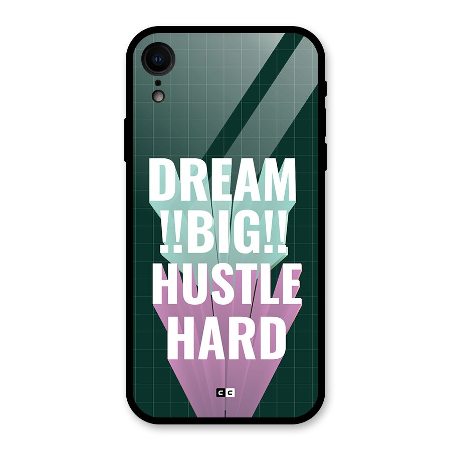 Dream Bigger Glass Back Case for iPhone XR