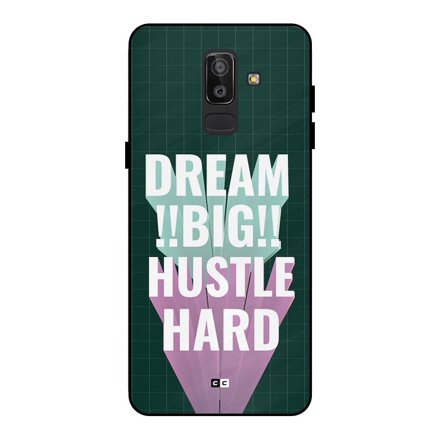 Dream Bigger Metal Back Case for Galaxy J8