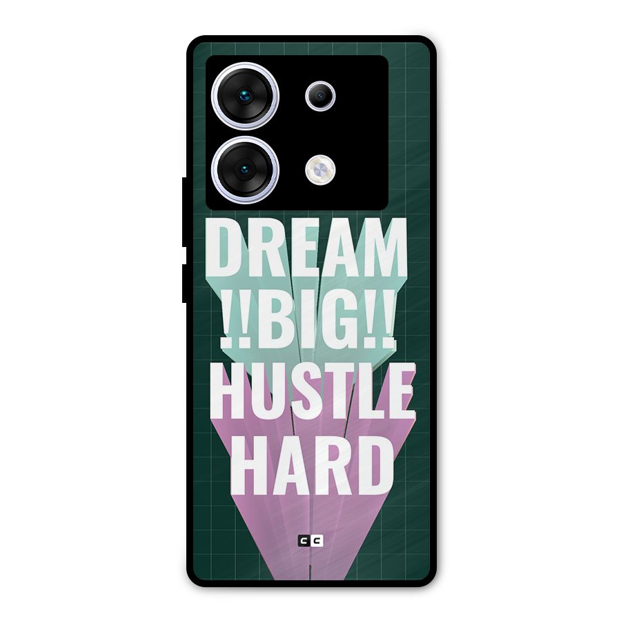 Dream Bigger Metal Back Case for Infinix Zero 30 5G