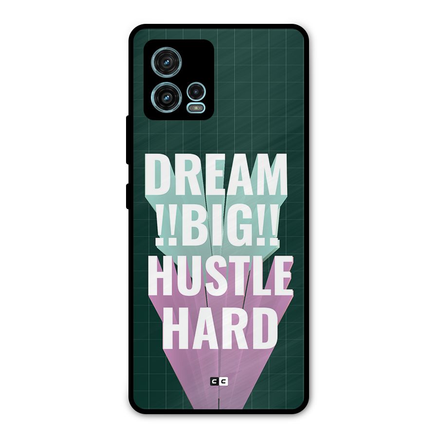 Dream Bigger Metal Back Case for Moto G72