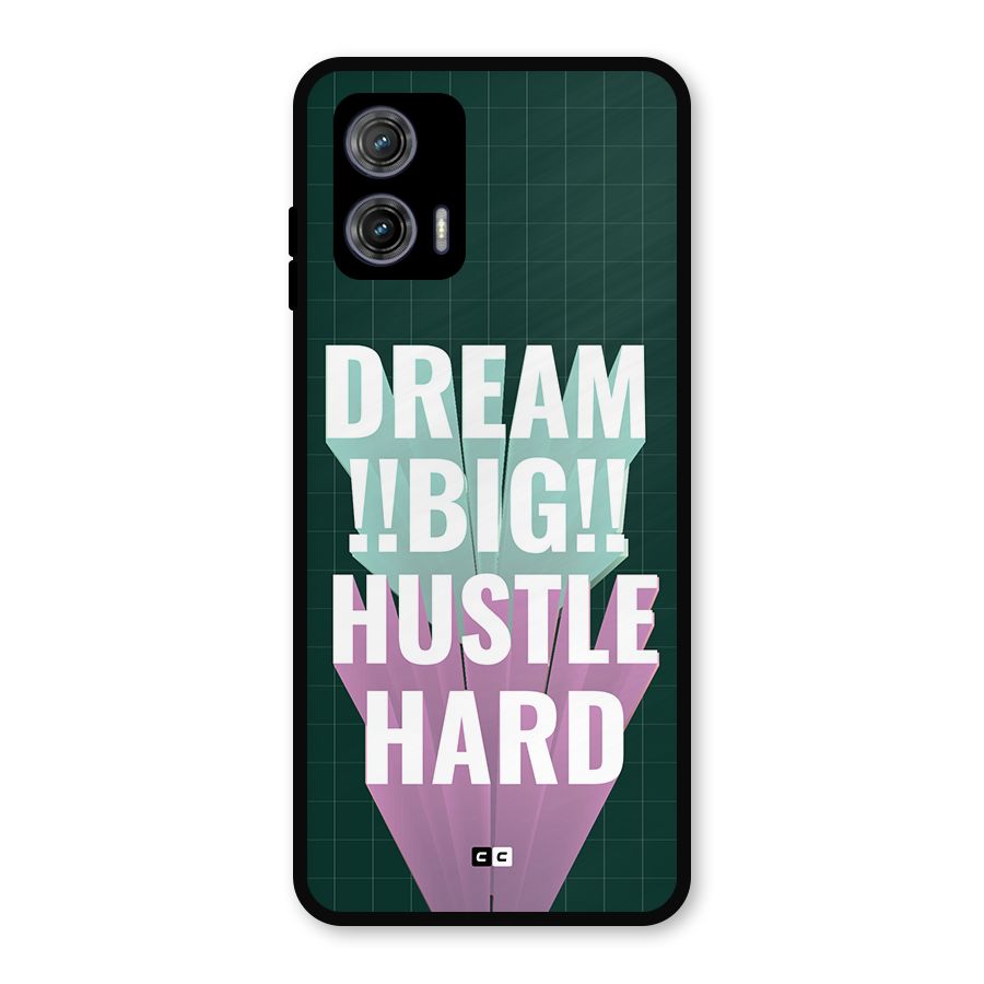 Dream Bigger Metal Back Case for Moto G73