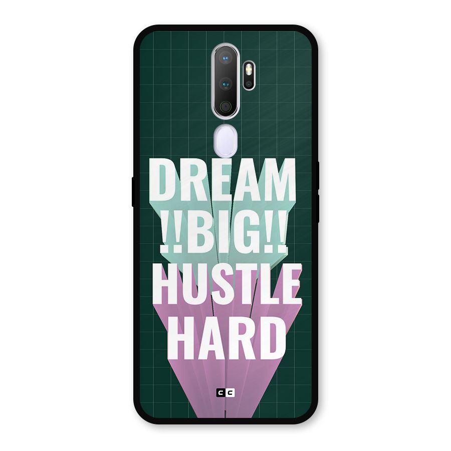 Dream Bigger Metal Back Case for Oppo A5 (2020)