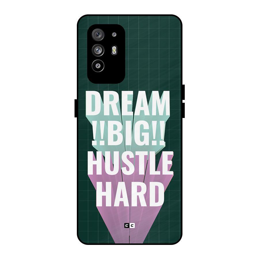 Dream Bigger Metal Back Case for Oppo F19 Pro Plus 5G