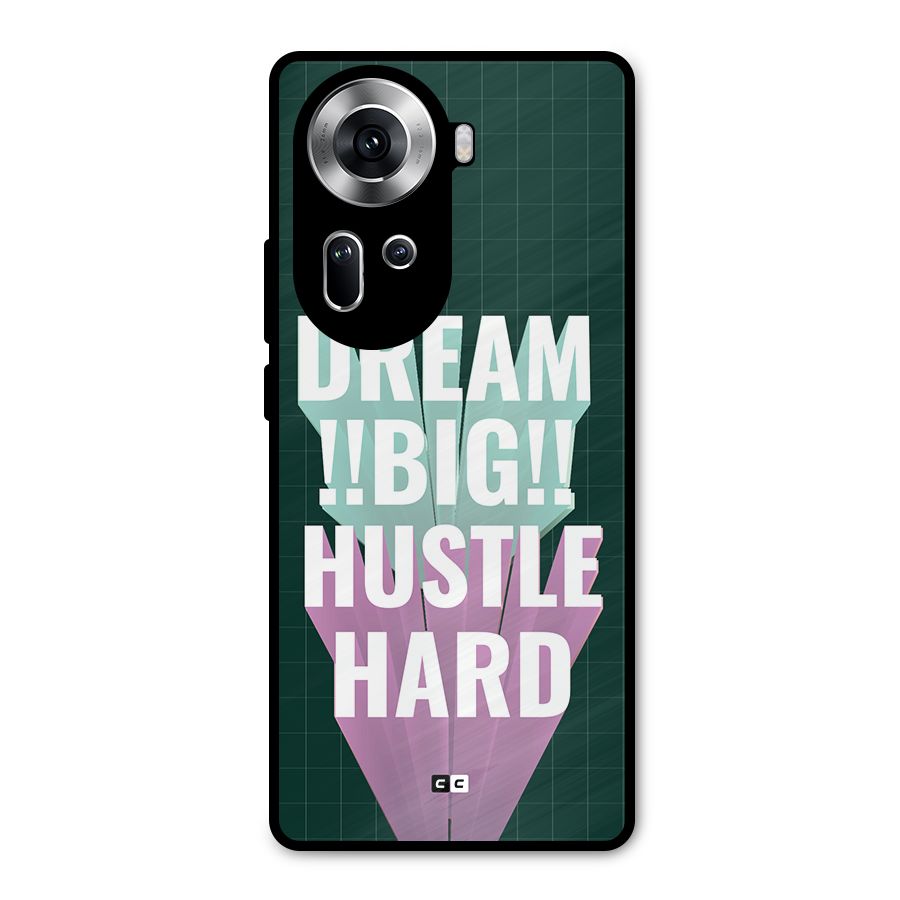 Dream Bigger Metal Back Case for Oppo Reno11 5G