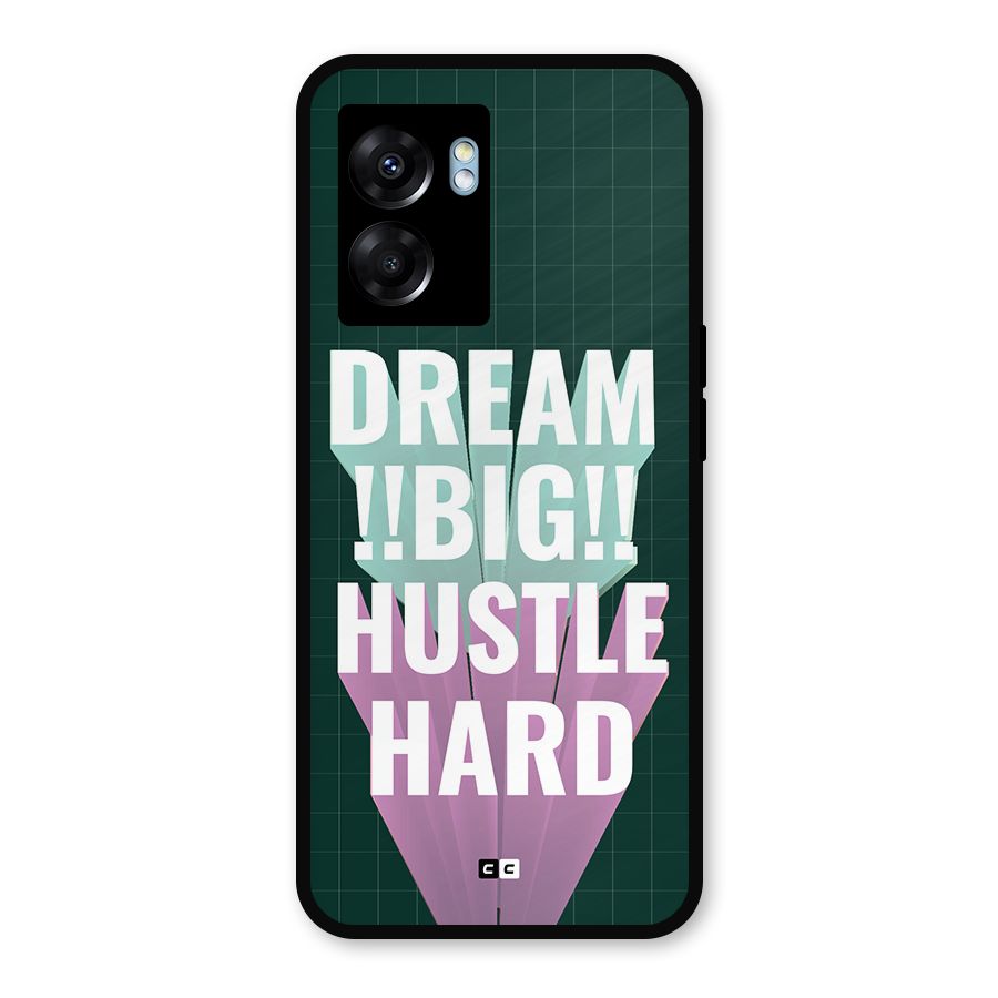 Dream Bigger Metal Back Case for Realme Narzo 50 5G