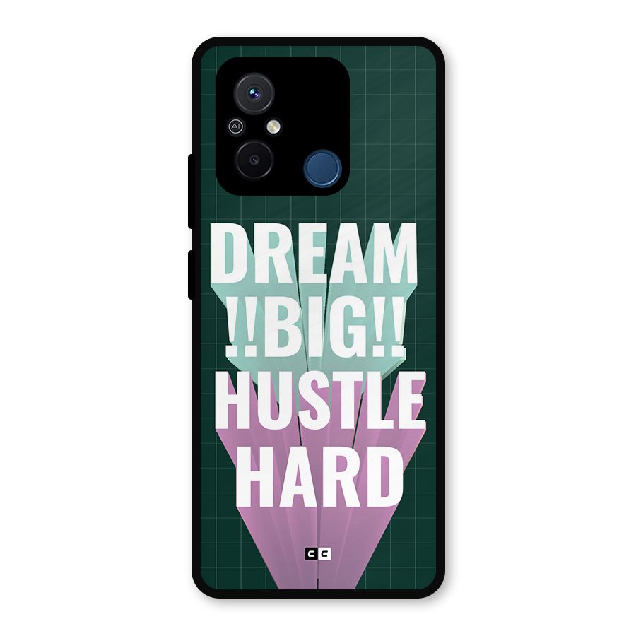 Dream Bigger Metal Back Case for Redmi 12C