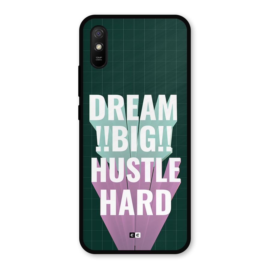 Dream Bigger Metal Back Case for Redmi 9a