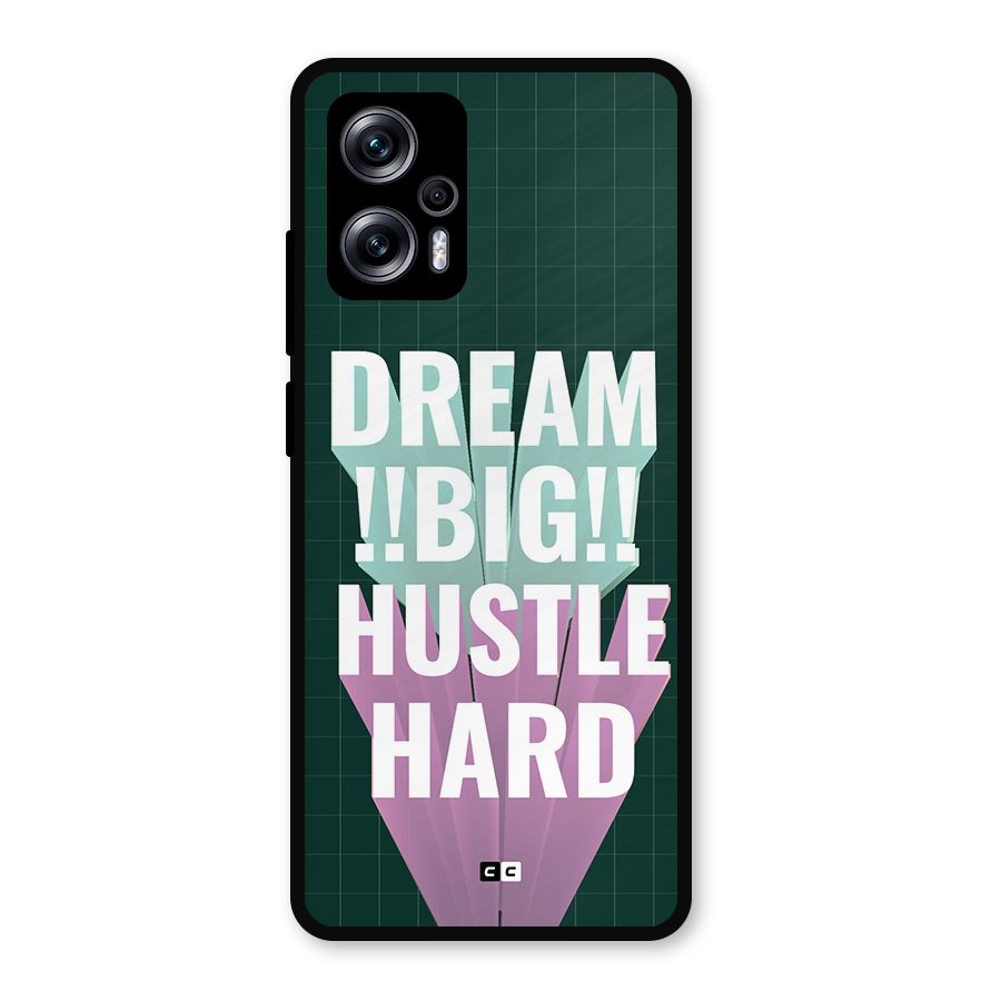 Dream Bigger Metal Back Case for Redmi K50i