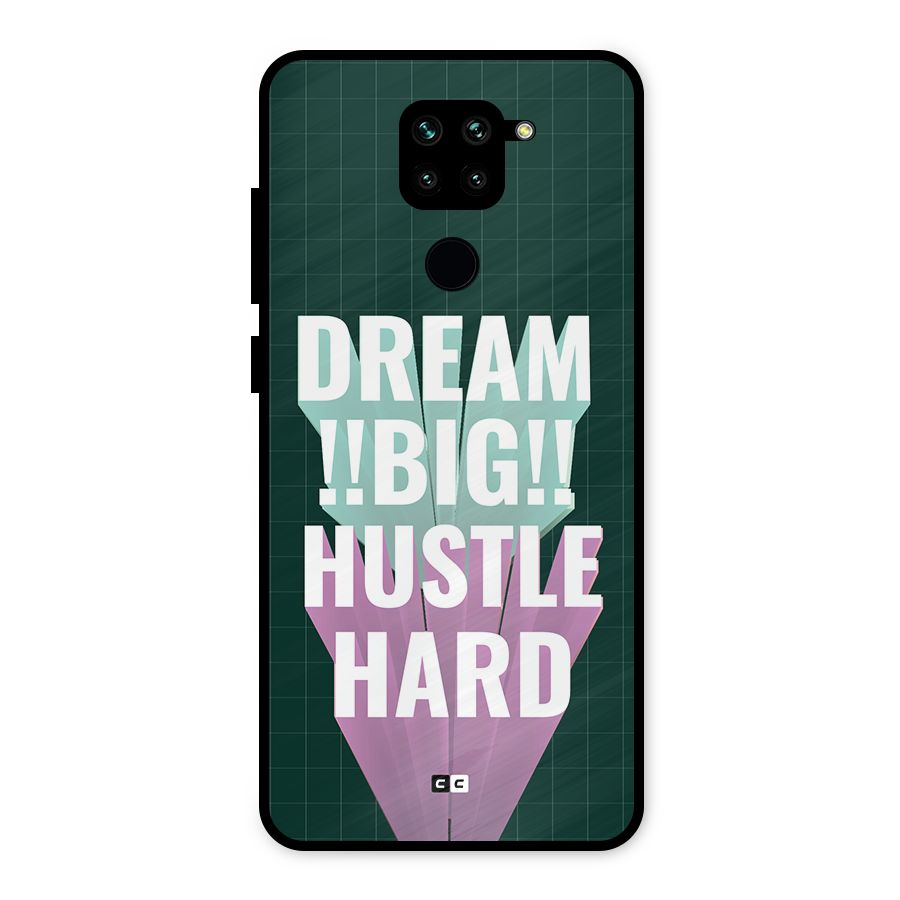 Dream Bigger Metal Back Case for Redmi Note 9