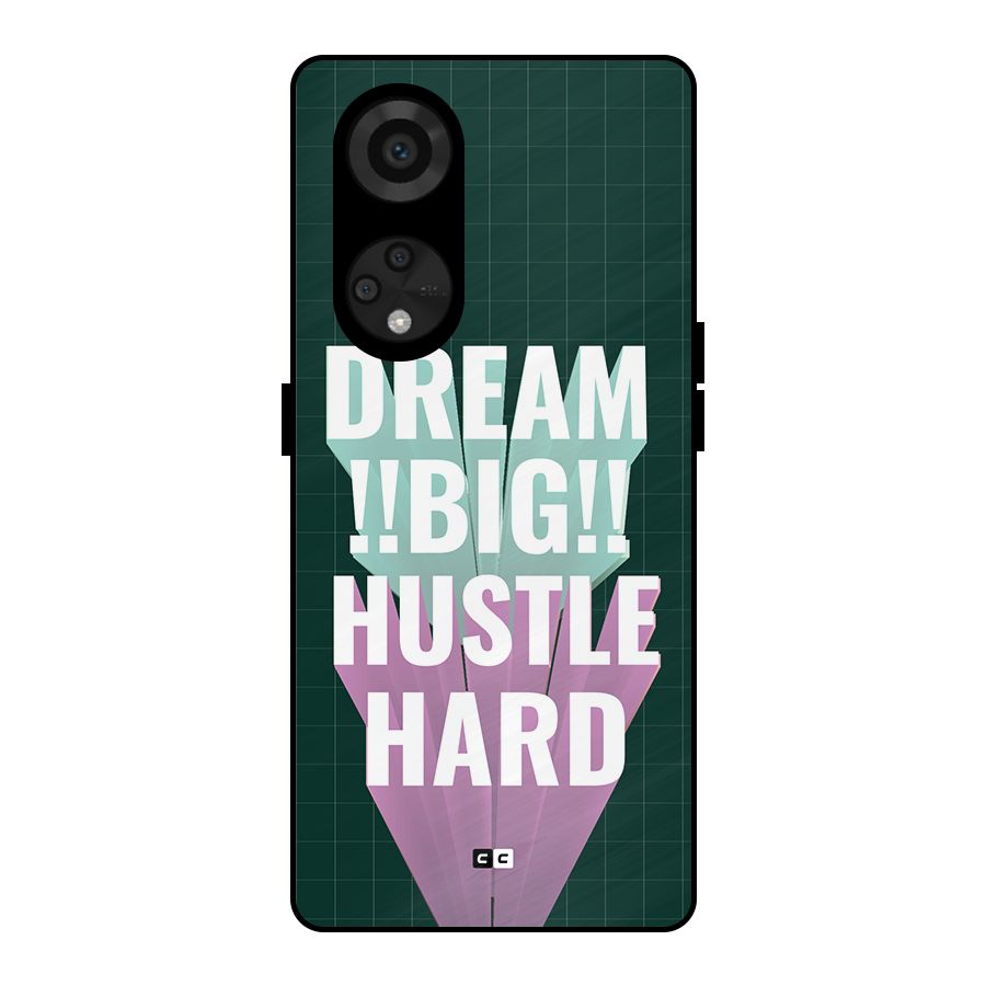 Dream Bigger Metal Back Case for Reno8 T 5G
