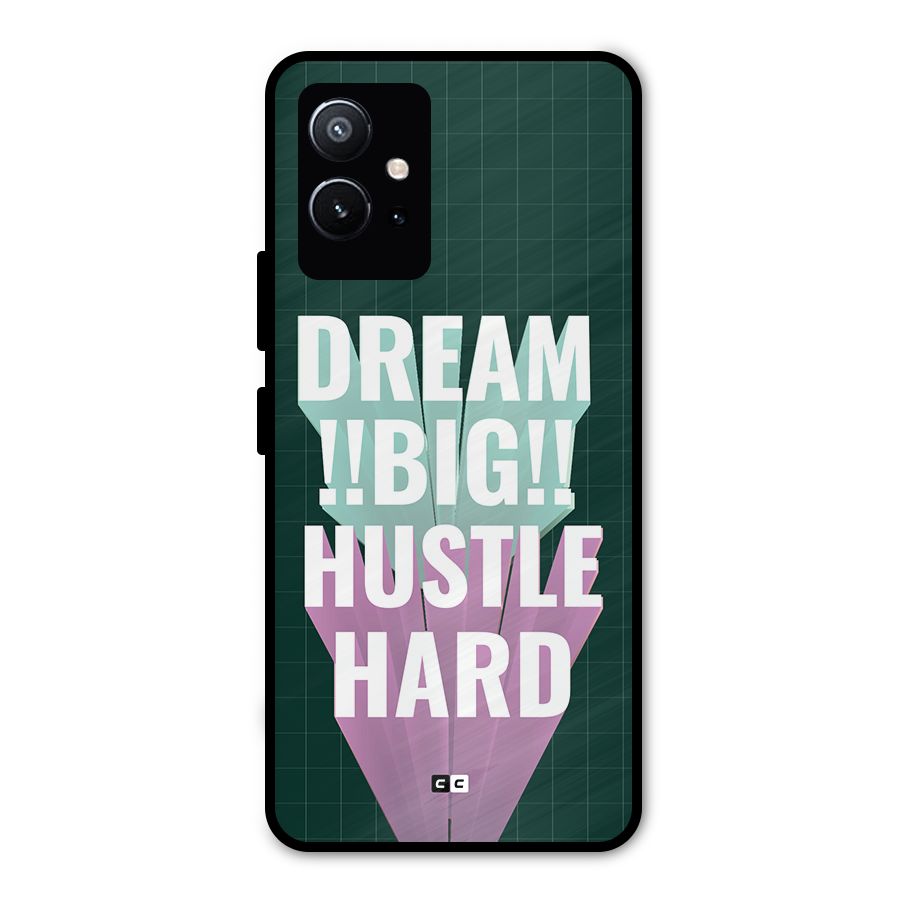 Dream Bigger Metal Back Case for Vivo T1 5G