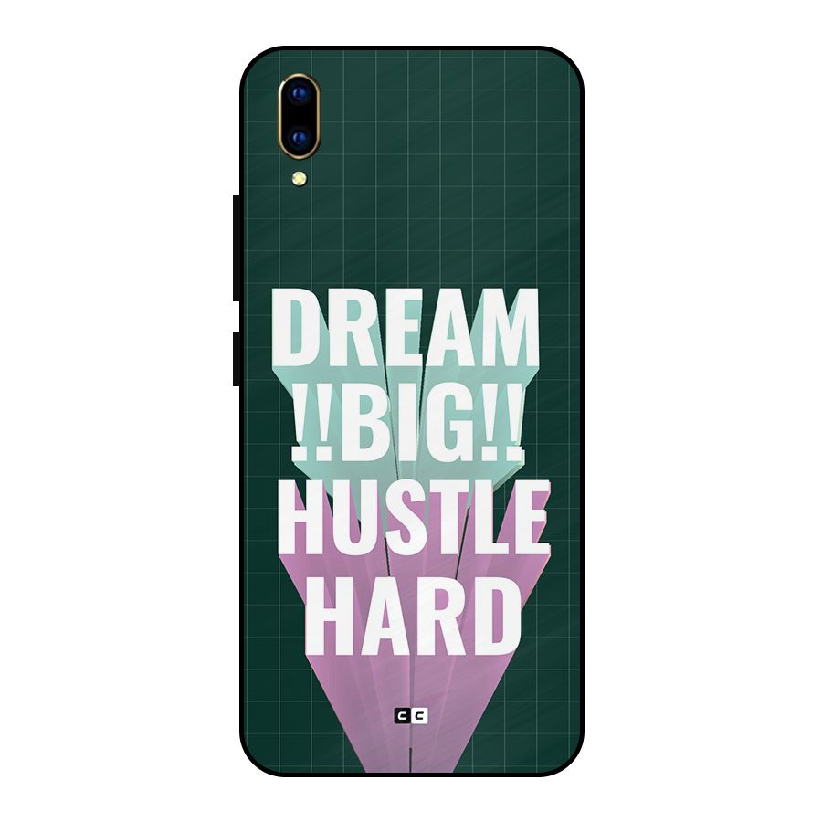 Dream Bigger Metal Back Case for Vivo V11 Pro