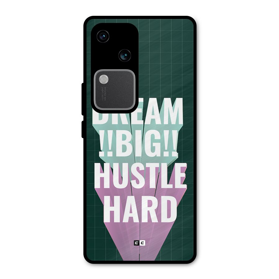 Dream Bigger Metal Back Case for Vivo V30 Pro