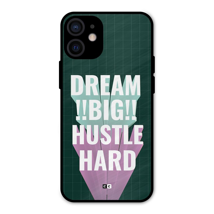Dream Bigger Metal Back Case for iPhone 12 Mini