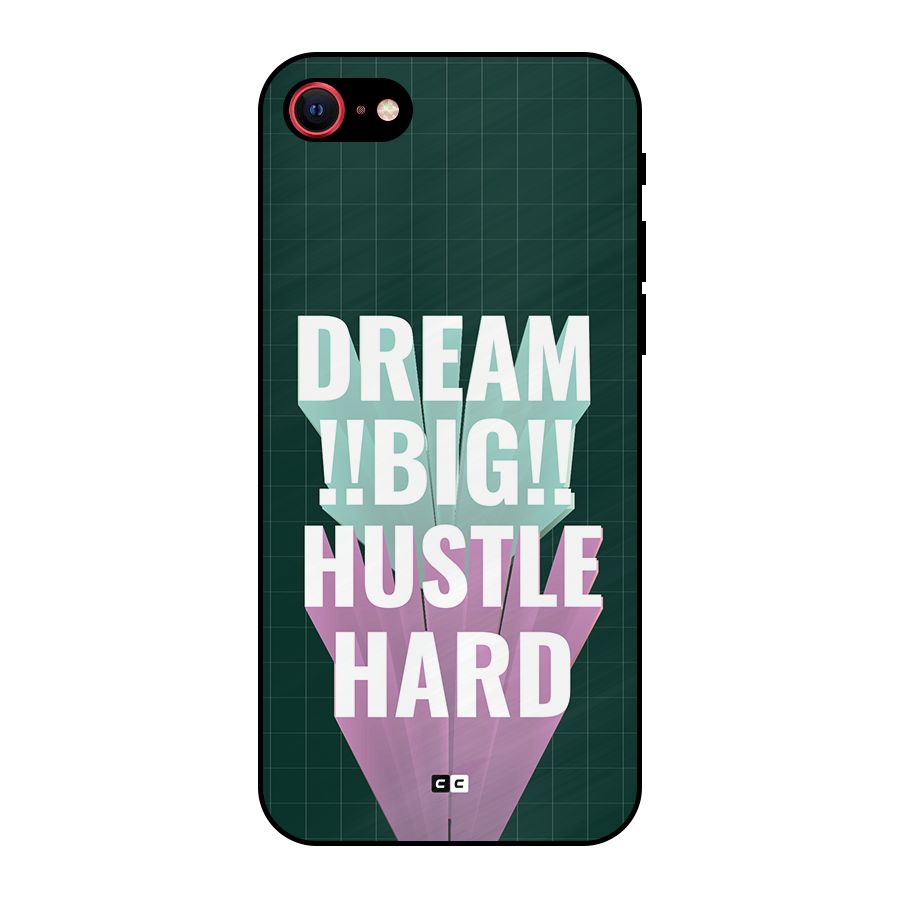 Dream Bigger Metal Back Case for iPhone 8