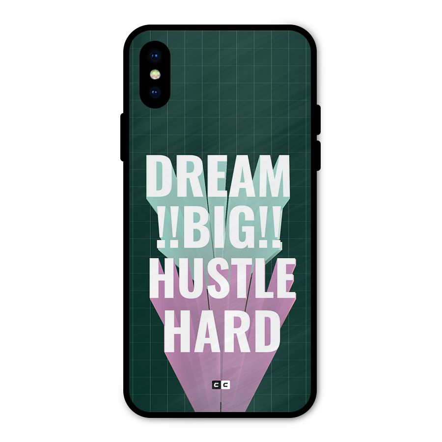 Dream Bigger Metal Back Case for iPhone XS