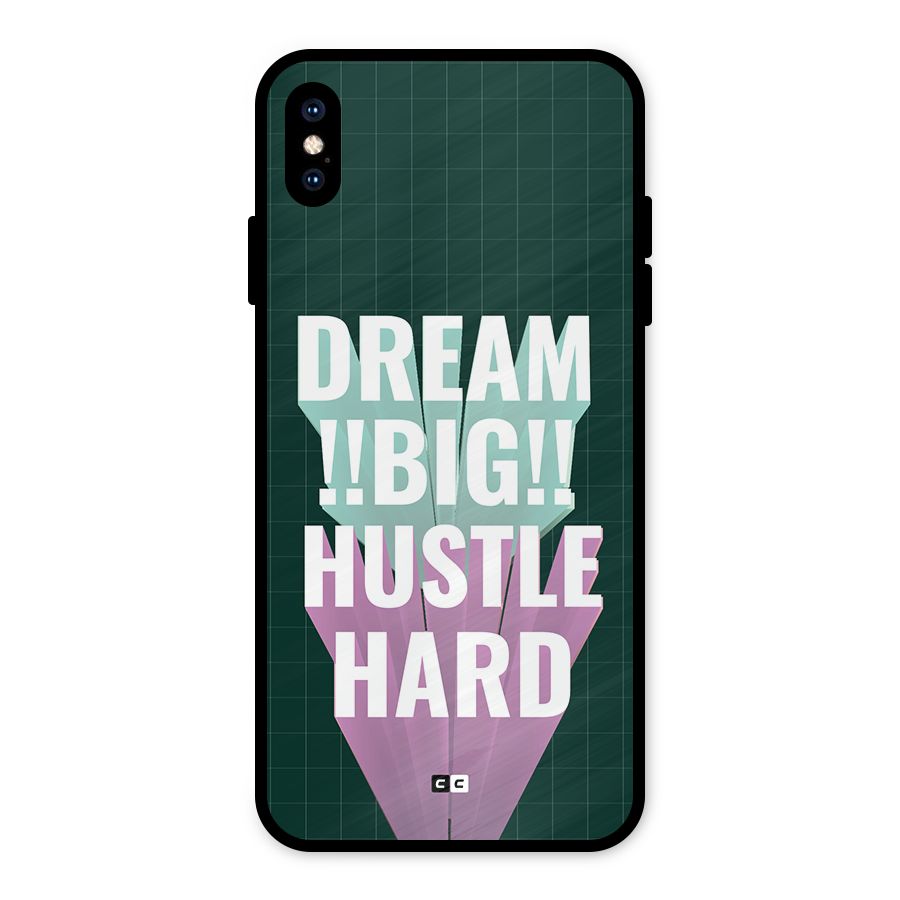 Dream Bigger Metal Back Case for iPhone XS Max
