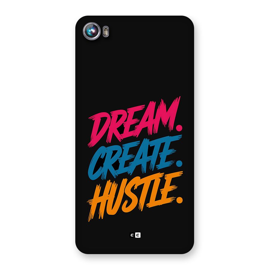 Dream Create Hustle Back Case for Canvas Fire 4 (A107)