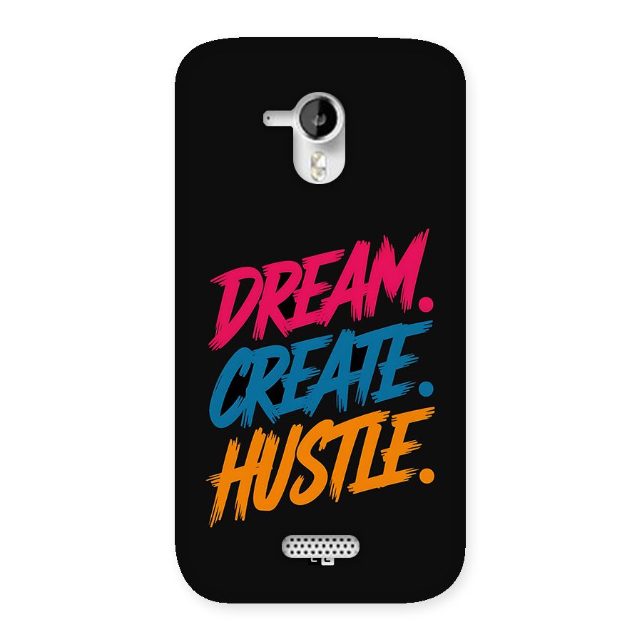 Dream Create Hustle Back Case for Canvas HD A116