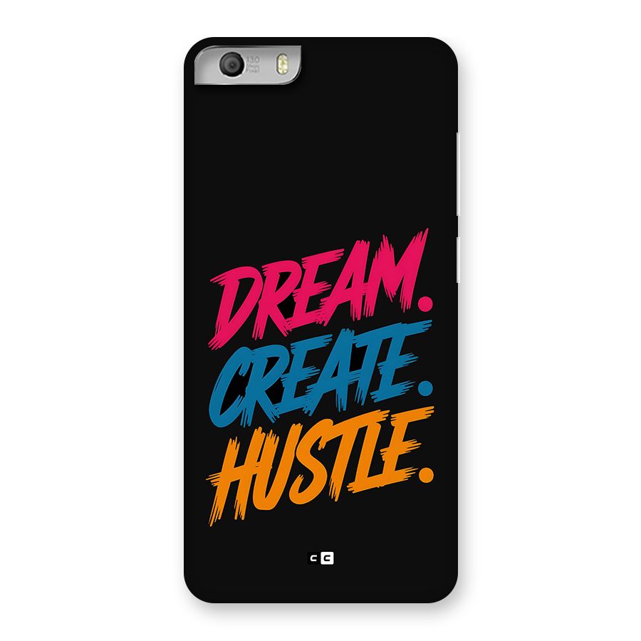 Dream Create Hustle Back Case for Canvas Knight 2