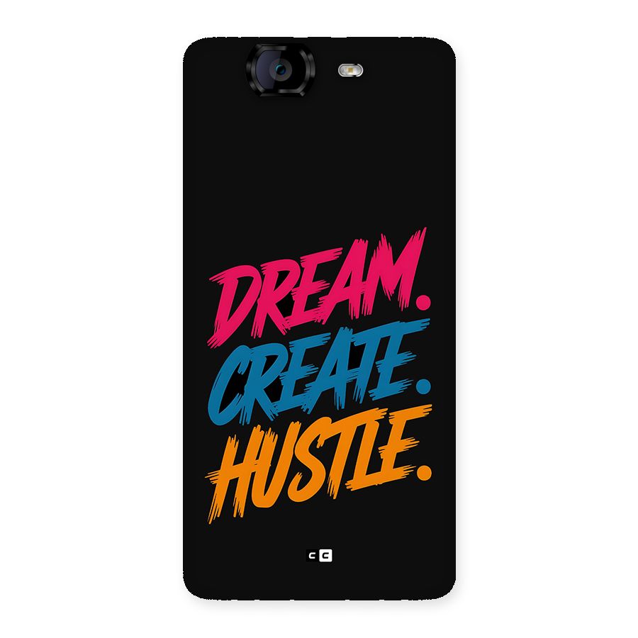 Dream Create Hustle Back Case for Canvas Knight A350