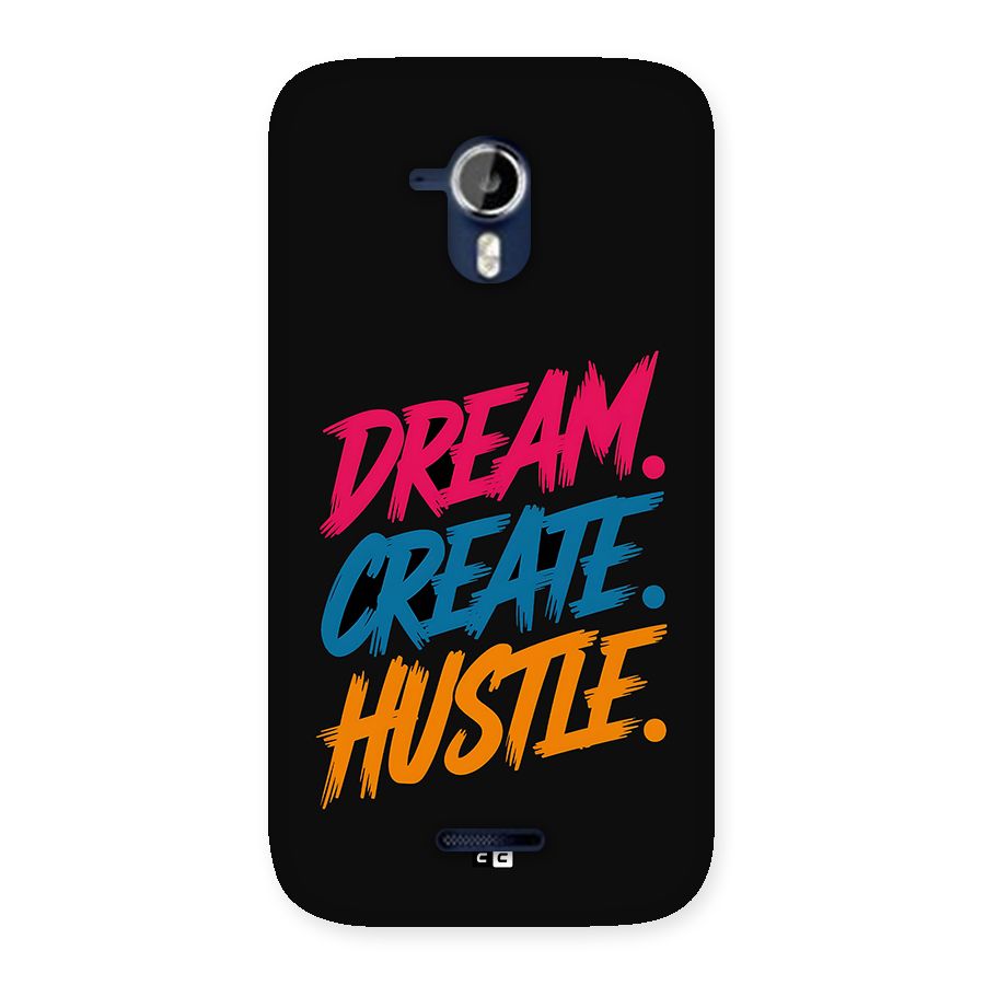 Dream Create Hustle Back Case for Canvas Magnus A117