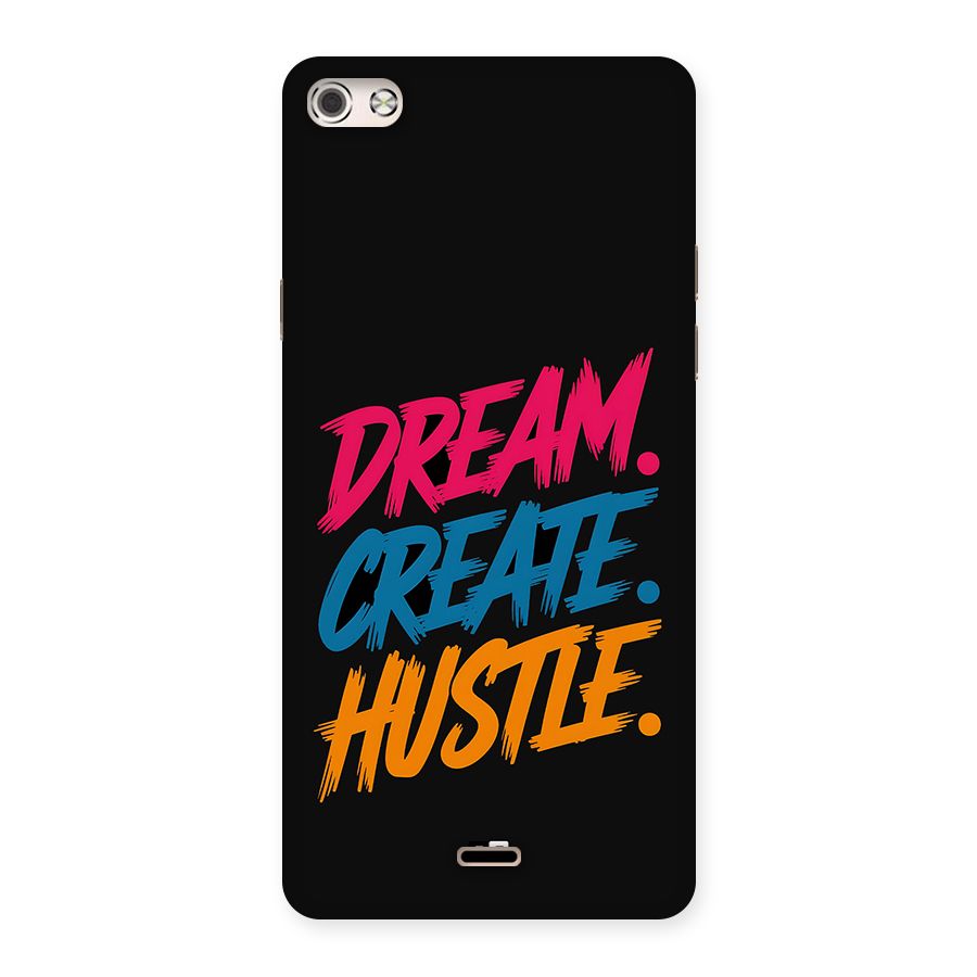 Dream Create Hustle Back Case for Canvas Silver 5