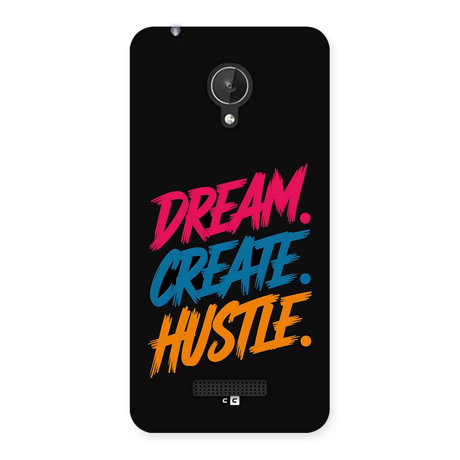 Dream Create Hustle Back Case for Canvas Spark Q380