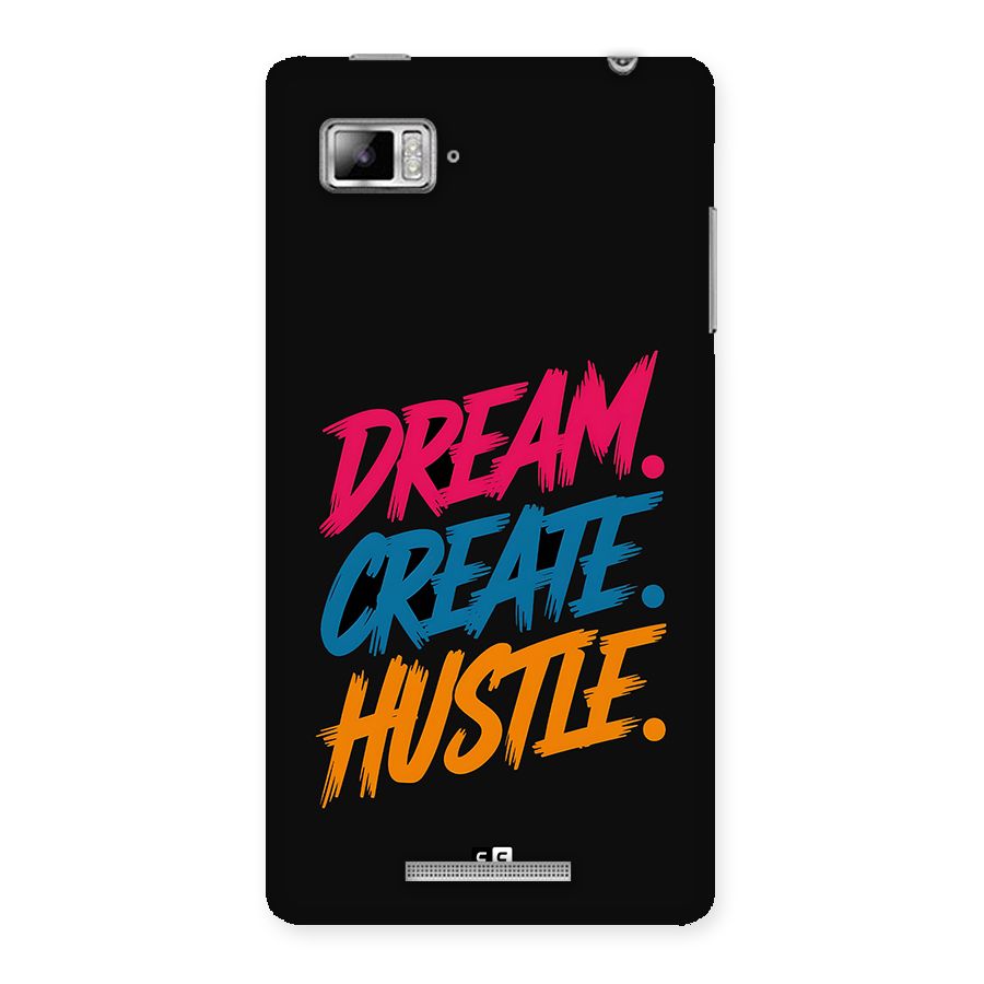 Dream Create Hustle Back Case for Lenovo Vibe Z K910