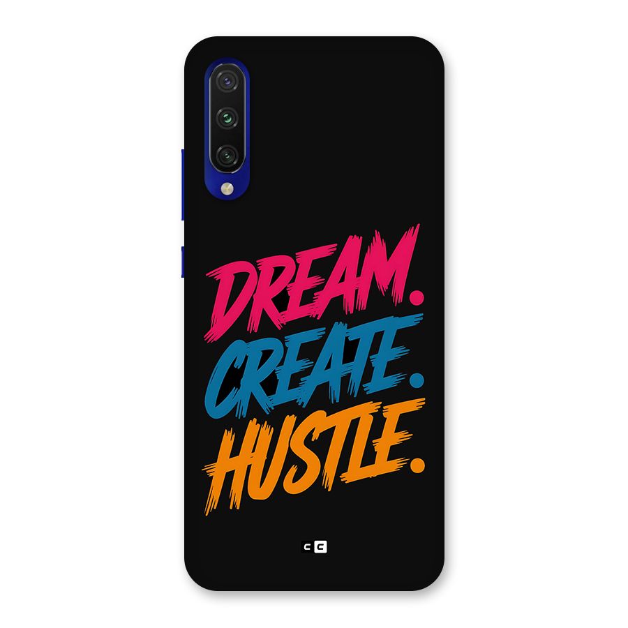 Dream Create Hustle Back Case for Mi A3