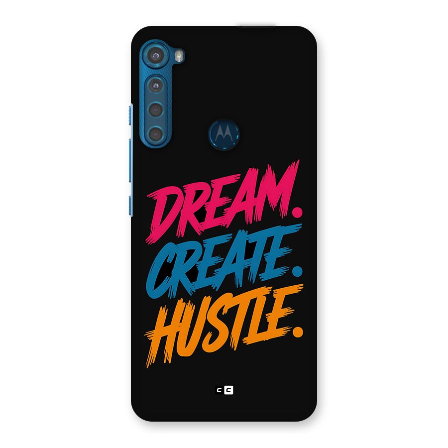 Dream Create Hustle Back Case for Motorola One Fusion Plus