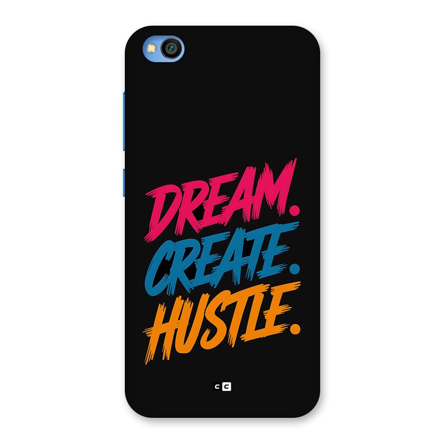 Dream Create Hustle Back Case for Redmi Go