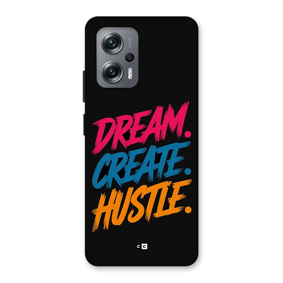 Dream Create Hustle Back Case for Redmi K50i