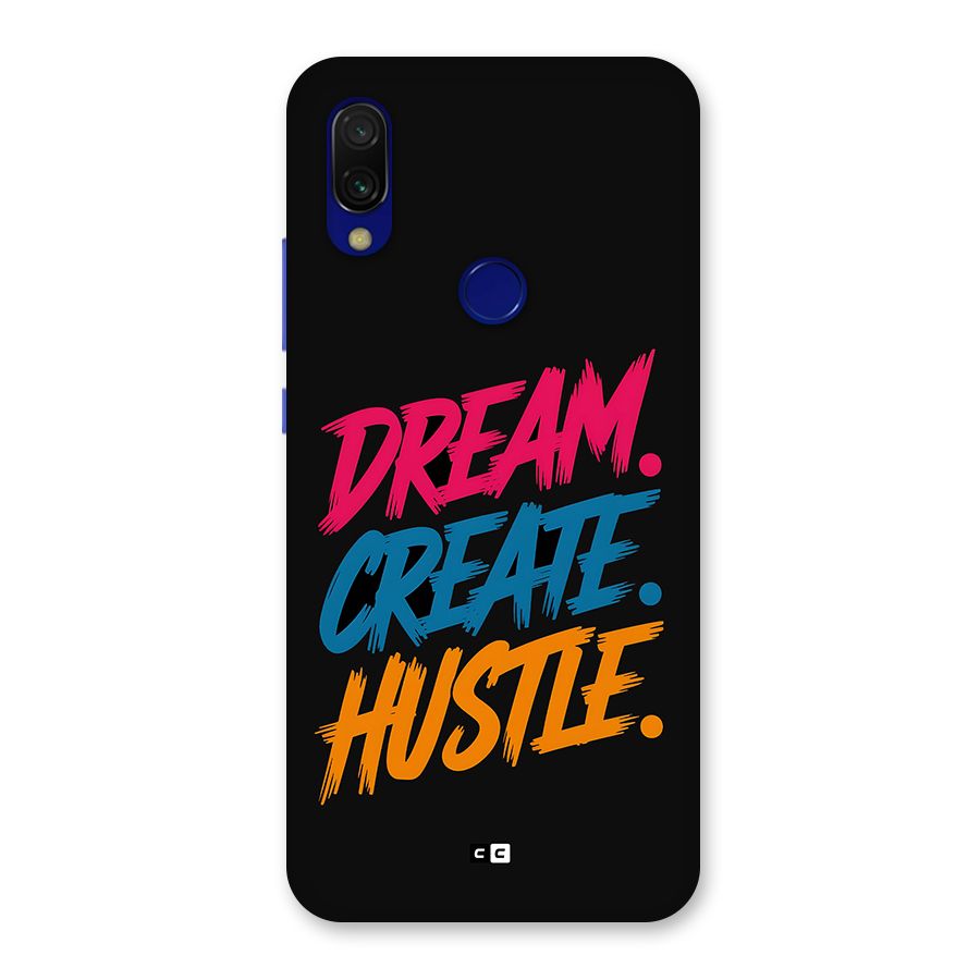 Dream Create Hustle Back Case for Redmi Y3