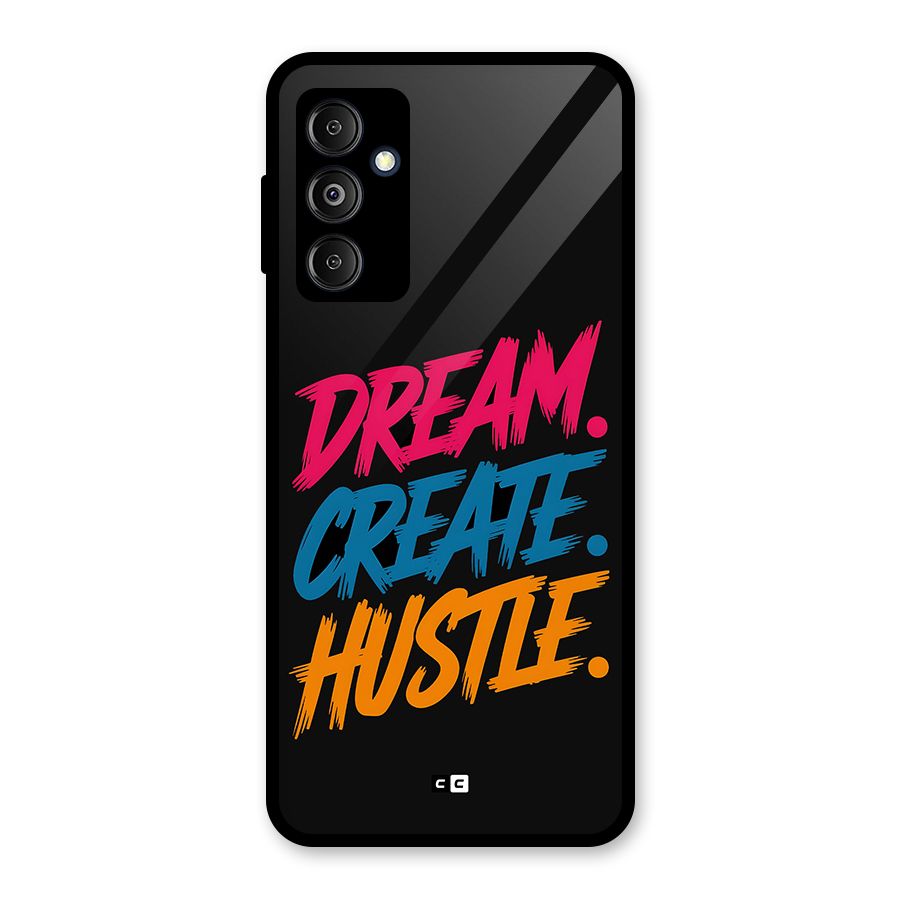 Dream Create Hustle Glass Back Case for Galaxy M14 5G