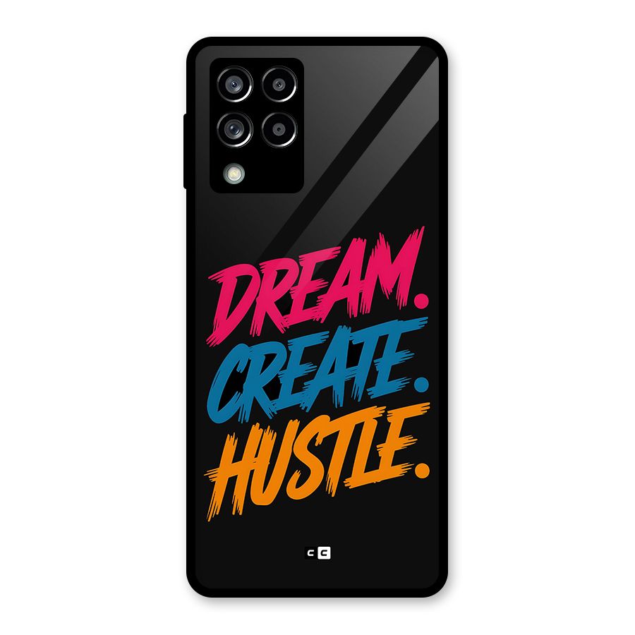 Dream Create Hustle Glass Back Case for Galaxy M53 5G