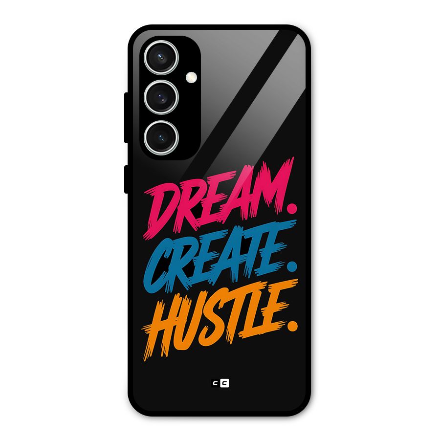 Dream Create Hustle Glass Back Case for Galaxy S23 FE