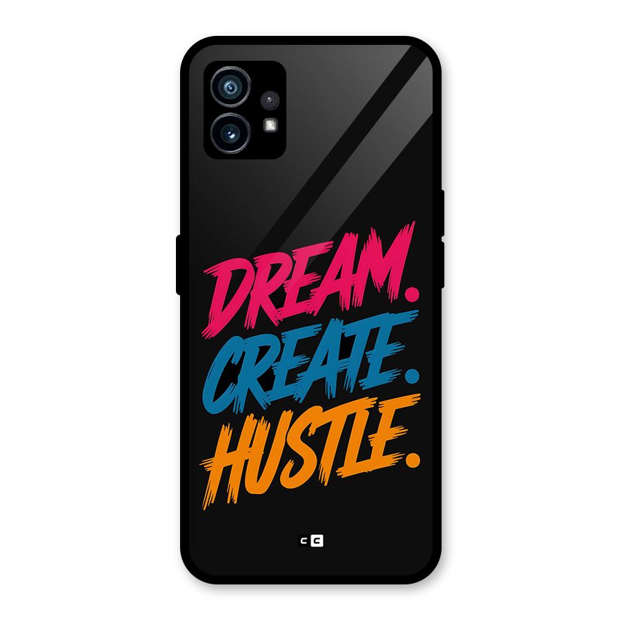 Dream Create Hustle Glass Back Case for Nothing Phone 1