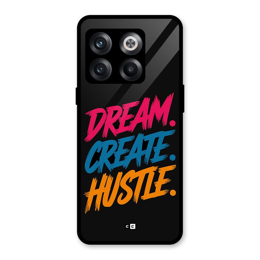 Dream Create Hustle Glass Back Case for OnePlus 10T
