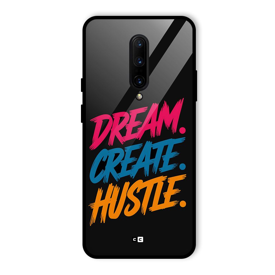 Dream Create Hustle Glass Back Case for OnePlus 7 Pro