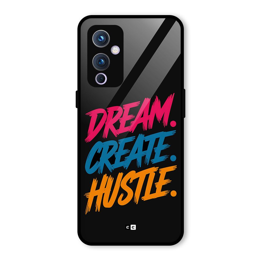 Dream Create Hustle Glass Back Case for OnePlus 9