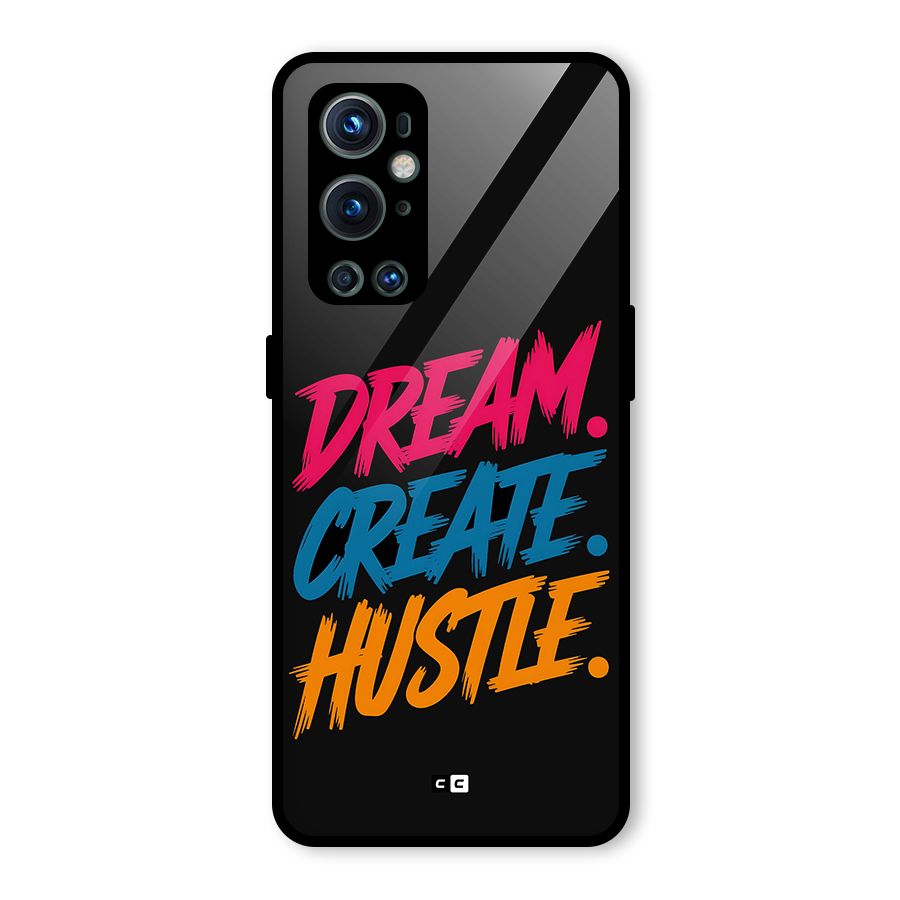 Dream Create Hustle Glass Back Case for OnePlus 9 Pro