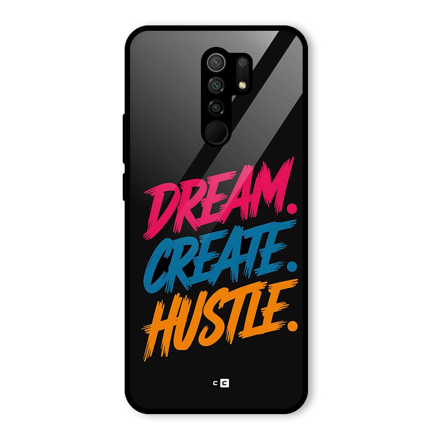 Dream Create Hustle Glass Back Case for Poco M2