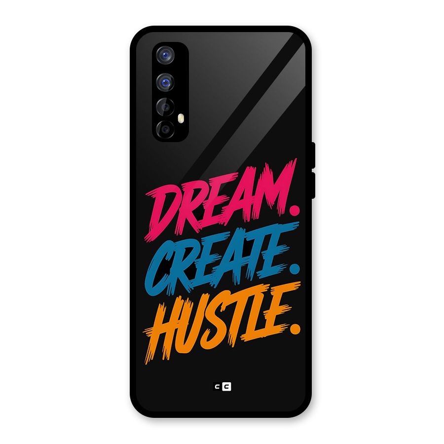 Dream Create Hustle Glass Back Case for Realme 7